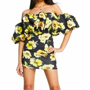 NWT - ASOS Design Floral Off-Shoulder Dress - Super Cute!